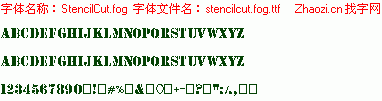 查看字体及作者详细介绍