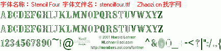 查看字体及作者详细介绍