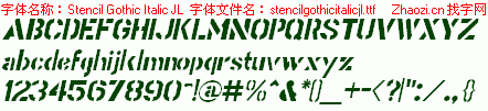 查看字体及作者详细介绍