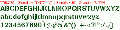查看字体及作者详细介绍
