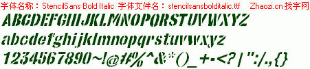 查看字体及作者详细介绍