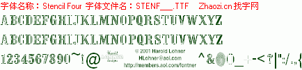 查看字体及作者详细介绍