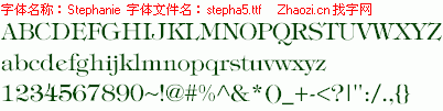 查看字体及作者详细介绍