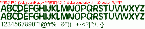 查看字体及作者详细介绍