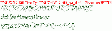 查看字体及作者详细介绍