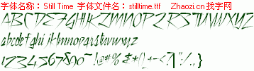 查看字体及作者详细介绍