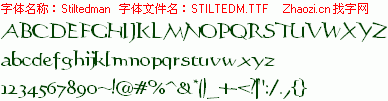 查看字体及作者详细介绍