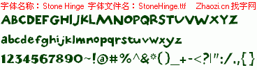 查看字体及作者详细介绍