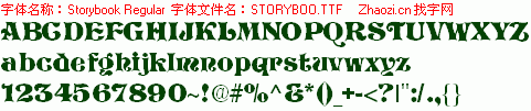 查看字体及作者详细介绍