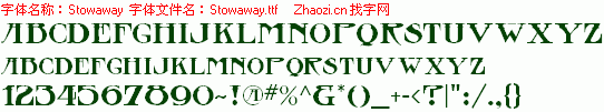查看字体及作者详细介绍