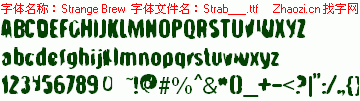 查看字体及作者详细介绍