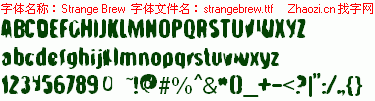 查看字体及作者详细介绍