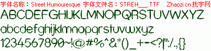查看字体及作者详细介绍