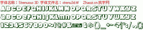 查看字体及作者详细介绍