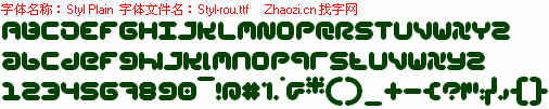 查看字体及作者详细介绍
