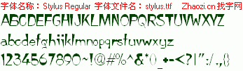 查看字体及作者详细介绍