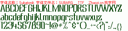 查看字体及作者详细介绍