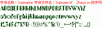 查看字体及作者详细介绍