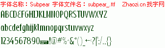 查看字体及作者详细介绍