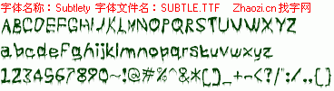 查看字体及作者详细介绍