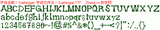 查看字体及作者详细介绍