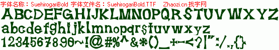 查看字体及作者详细介绍
