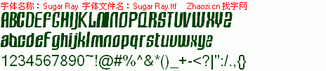 查看字体及作者详细介绍