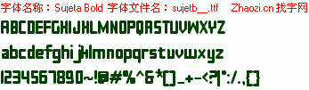 查看字体及作者详细介绍