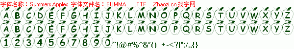 查看字体及作者详细介绍