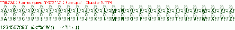 查看字体及作者详细介绍