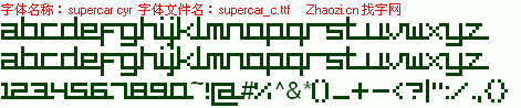 查看字体及作者详细介绍
