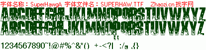 查看字体及作者详细介绍