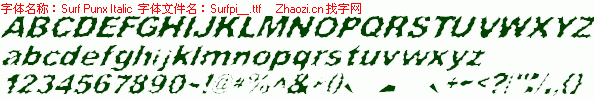 查看字体及作者详细介绍