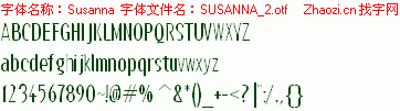 查看字体及作者详细介绍