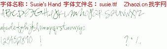 查看字体及作者详细介绍