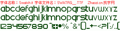 查看字体及作者详细介绍