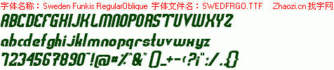 查看字体及作者详细介绍