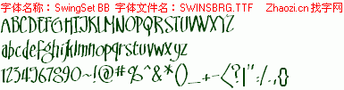 查看字体及作者详细介绍