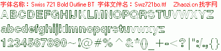 查看字体及作者详细介绍