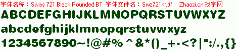 查看字体及作者详细介绍