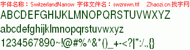 查看字体及作者详细介绍