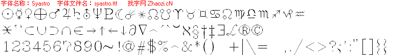 查看字体及作者详细介绍