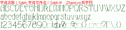 查看字体及作者详细介绍