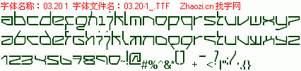 查看字体及作者详细介绍