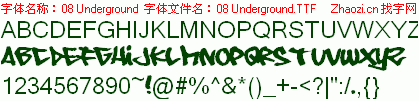 查看字体及作者详细介绍