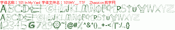 查看字体及作者详细介绍