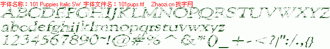 查看字体及作者详细介绍