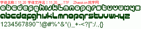 查看字体及作者详细介绍