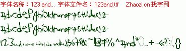 查看字体及作者详细介绍