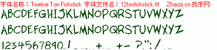 查看字体及作者详细介绍
